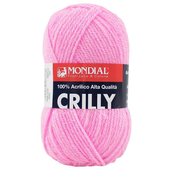 crilly mondial 100 acrilico 683 rosa brillante shop online prodotti sito merceria il mio lavoro