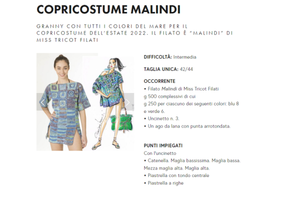 malindi color miss tricot cotone 100 grammi shop online prodotti sito merceria il mio lavoro