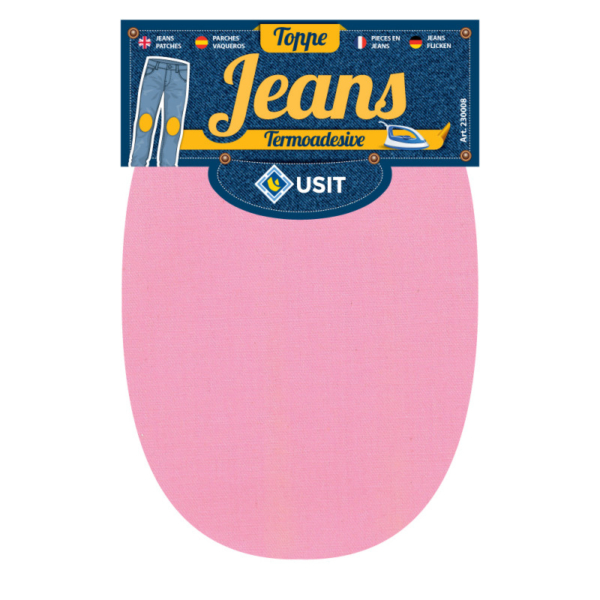 toppe jeans termoadesive rosa shop online prodotti sito merceria il mio lavoro