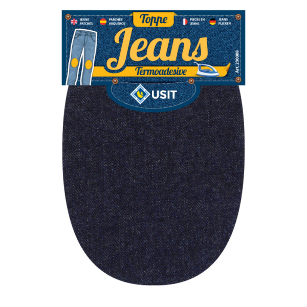 toppe jeans termoadesive scuro shop online prodotti sito merceria il mio lavoro