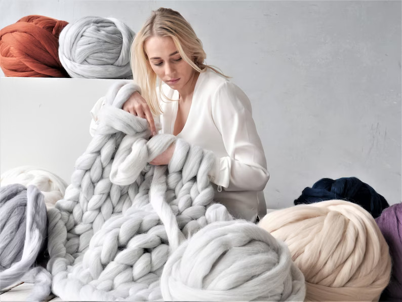 larm knitting lavorare a maglia con le braccia senza ferri shop online prodotti sito merceria il mio lavoro