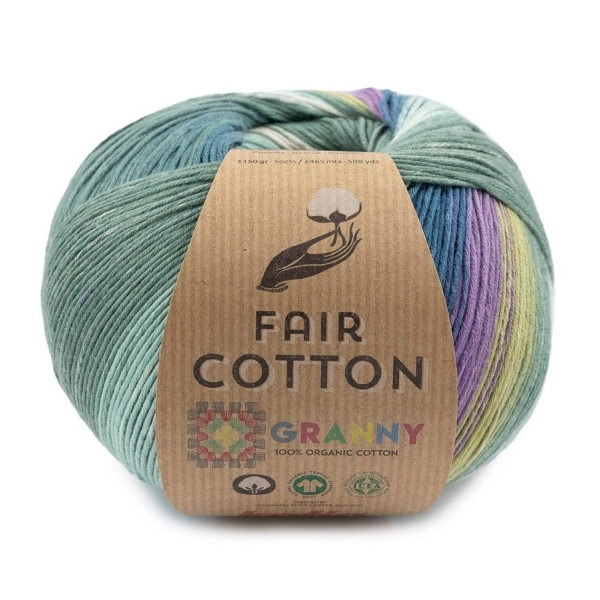 cotone fair cotton granny per quadrati all uncinetto col. 301 shop online prodotti sito merceria il mio lavoro