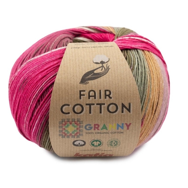 cotone fair cotton granny per quadrati all uncinetto col.304 shop online prodotti sito merceria il mio lavoro
