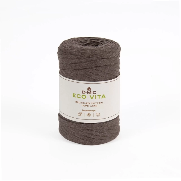fettuccia cotone eco vita tape yarn dmc 11 marrone shop online prodotti sito merceria il mio lavoro